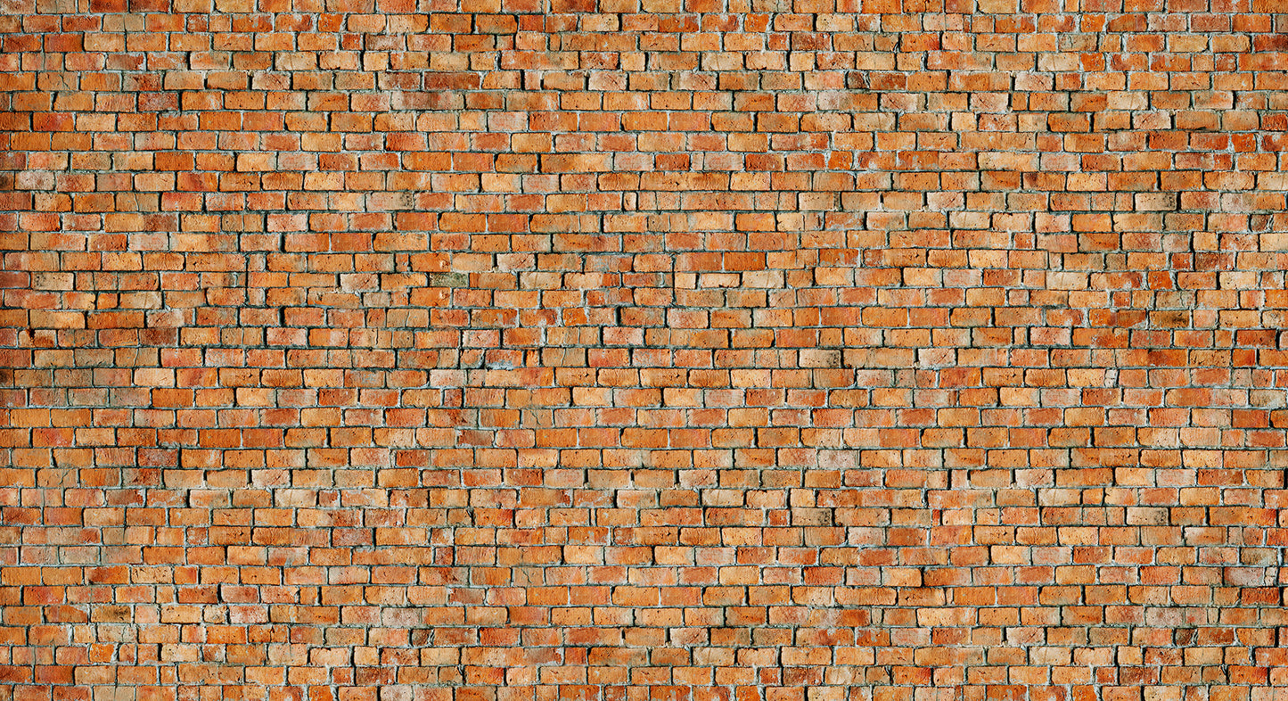 Orange brick wall