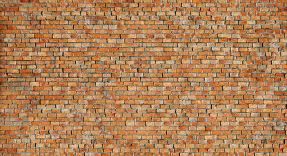 Orange brick wall